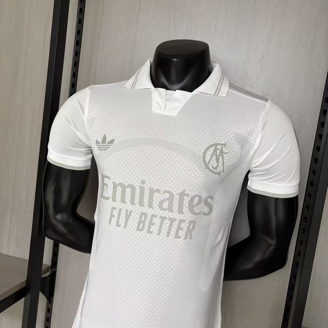 2026_27 Player Edition Real Madrid 125th Anniversary White Jersey S-XXL