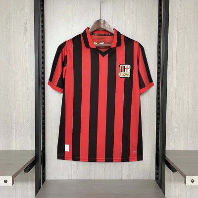 25_26 AC Milan 125th Anniversary Red and Black Jersey S-XXXXL 01