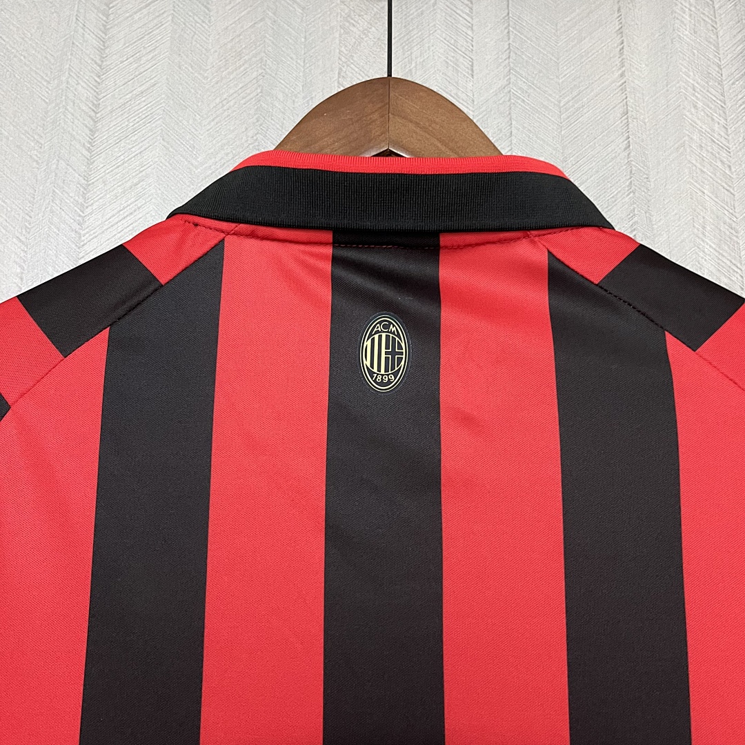 25_26 AC Milan 125th Anniversary Red and Black Jersey S-XXXXL