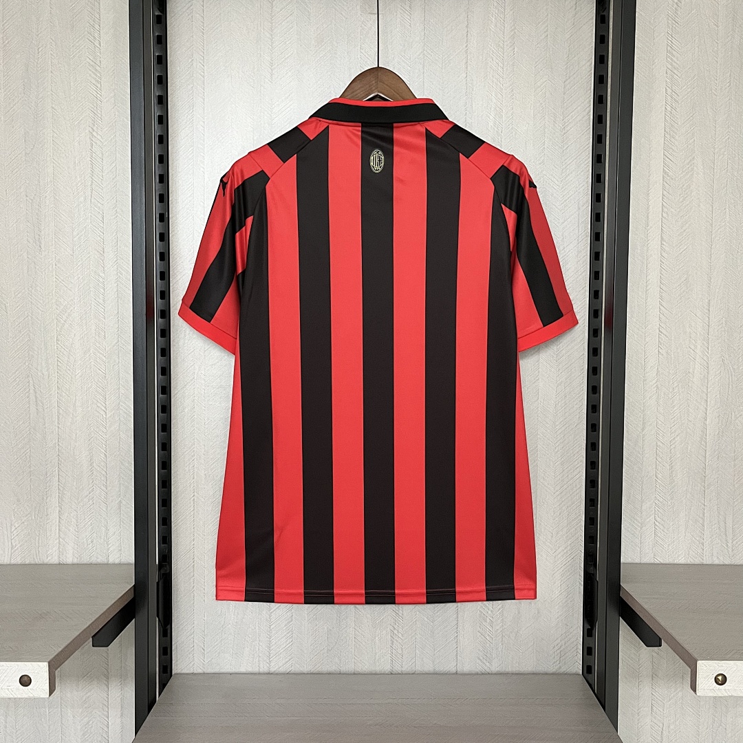 25_26 AC Milan 125th Anniversary Red and Black Jersey S-XXXXL