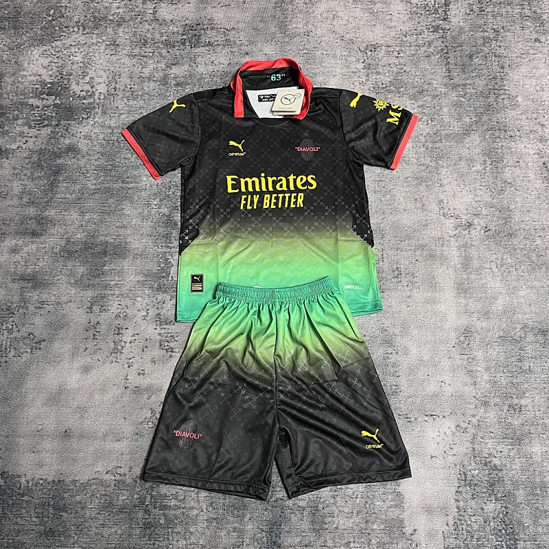 Children's 2025_26 AC Milan Jersey Size 16-28