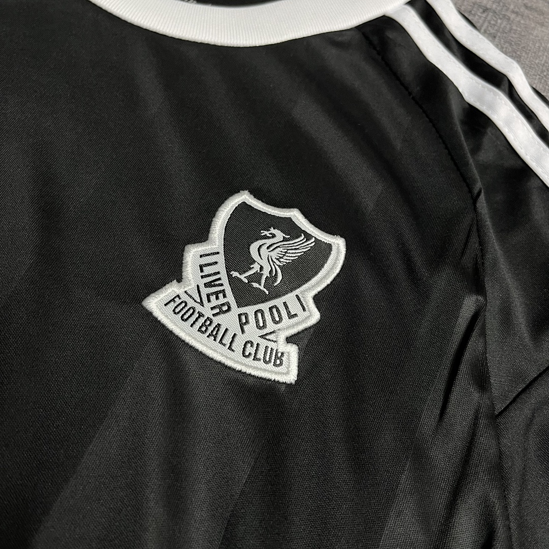 Kids 2026 Liverpool Black Away Jersey Set