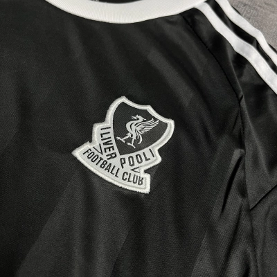 Kids 2026 Liverpool Black Away Jersey Set 02