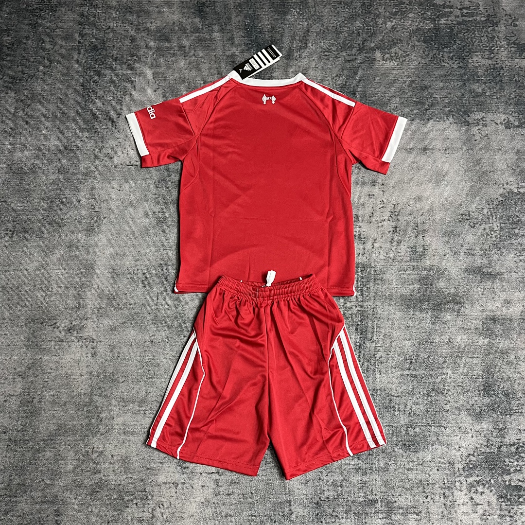 Kids 2026 Liverpool Red Home Jersey Set