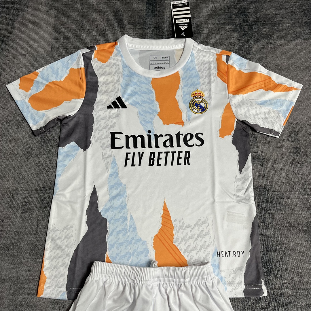 Children's clothing 2025_26 Real Madrid training uniform jersey size 16-28