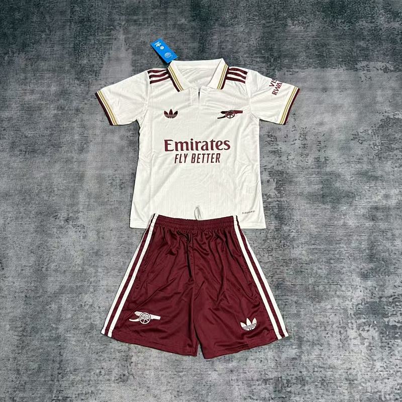 Kids 2025_26 Arsenal III Jersey Sizes 16-28