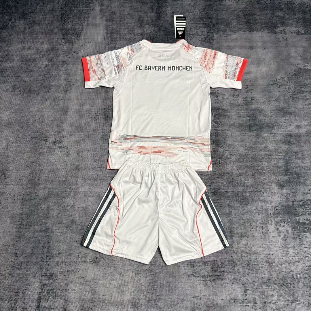 Kids 2025_26 Bayern Munich Away Jersey 16-28