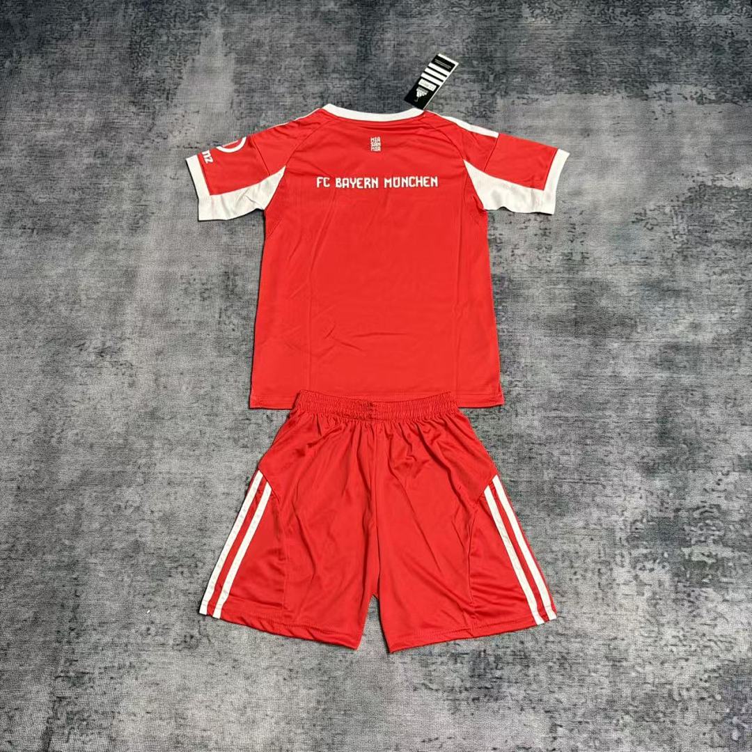 Kids 2025_26 Bayern Munich Home Jersey 16-28