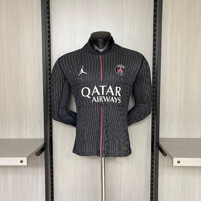 Player version long-sleeved 2025_26 PSG IIII Jersey S-XXXL