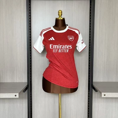 Women's 2025_26 Arsenal Home Jersey S-XXL 01