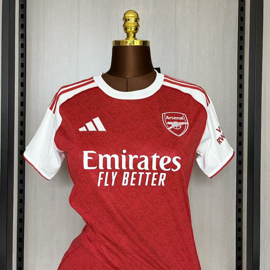 Women's 2025_26 Arsenal Home Jersey S-XXL