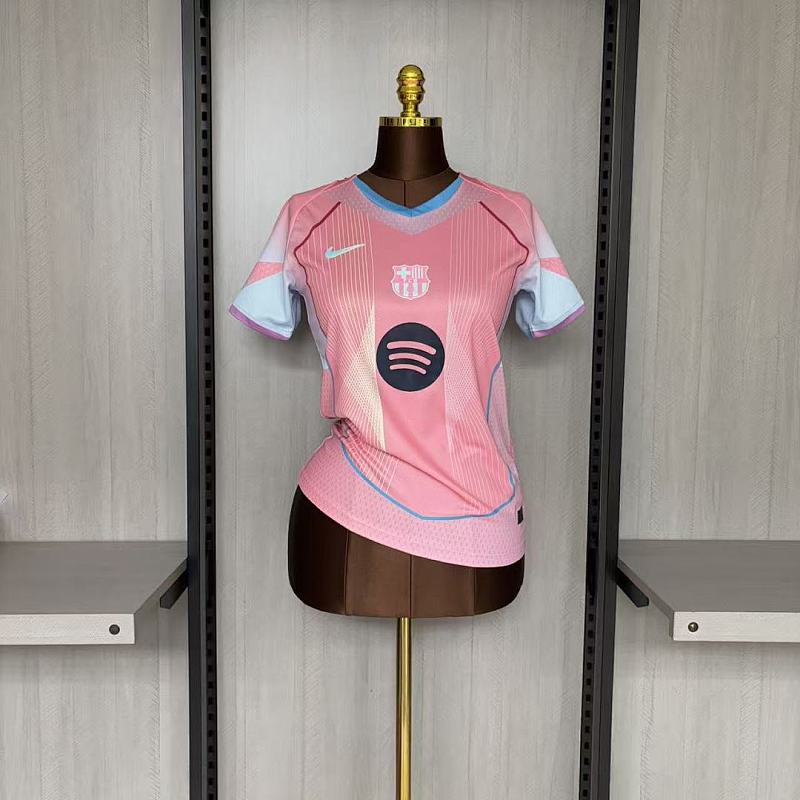 Women's 2025_26 Barcelona Pink Jersey S-XXL