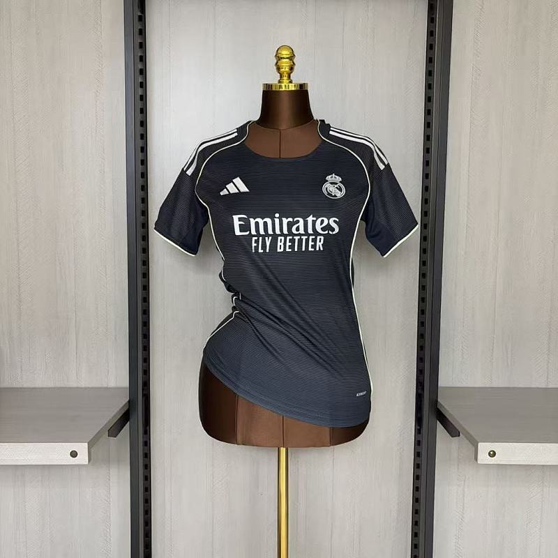 Women's 2025_26 Real Madrid Away Jersey S-XXL