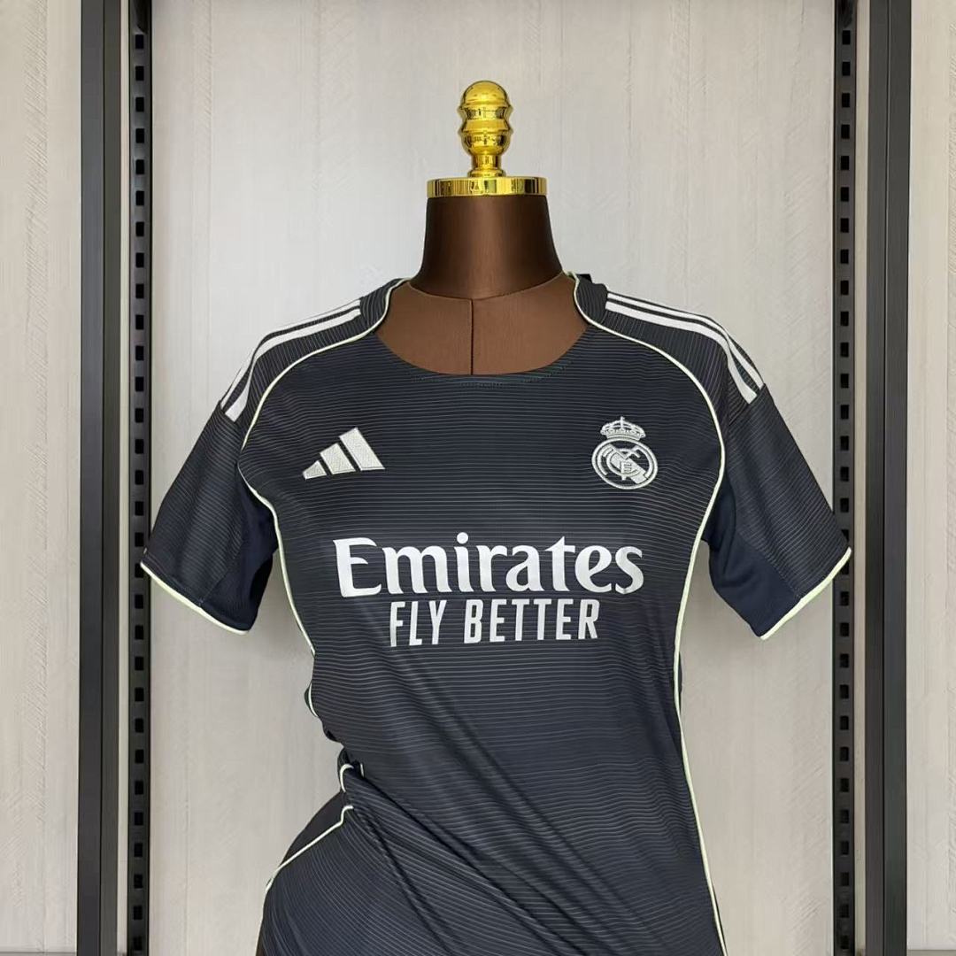 Women's 2025_26 Real Madrid Away Jersey S-XXL