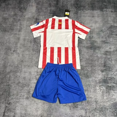 Kids 2025/26 Atletico Madrid Home Jersey 16-28 02