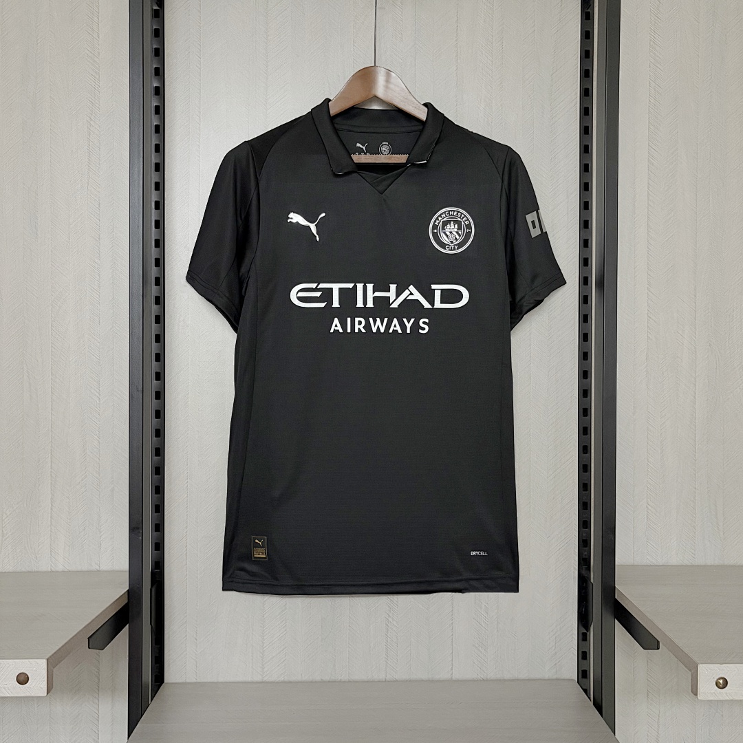 2025_26 Manchester City Black Jersey S-XXXXL
