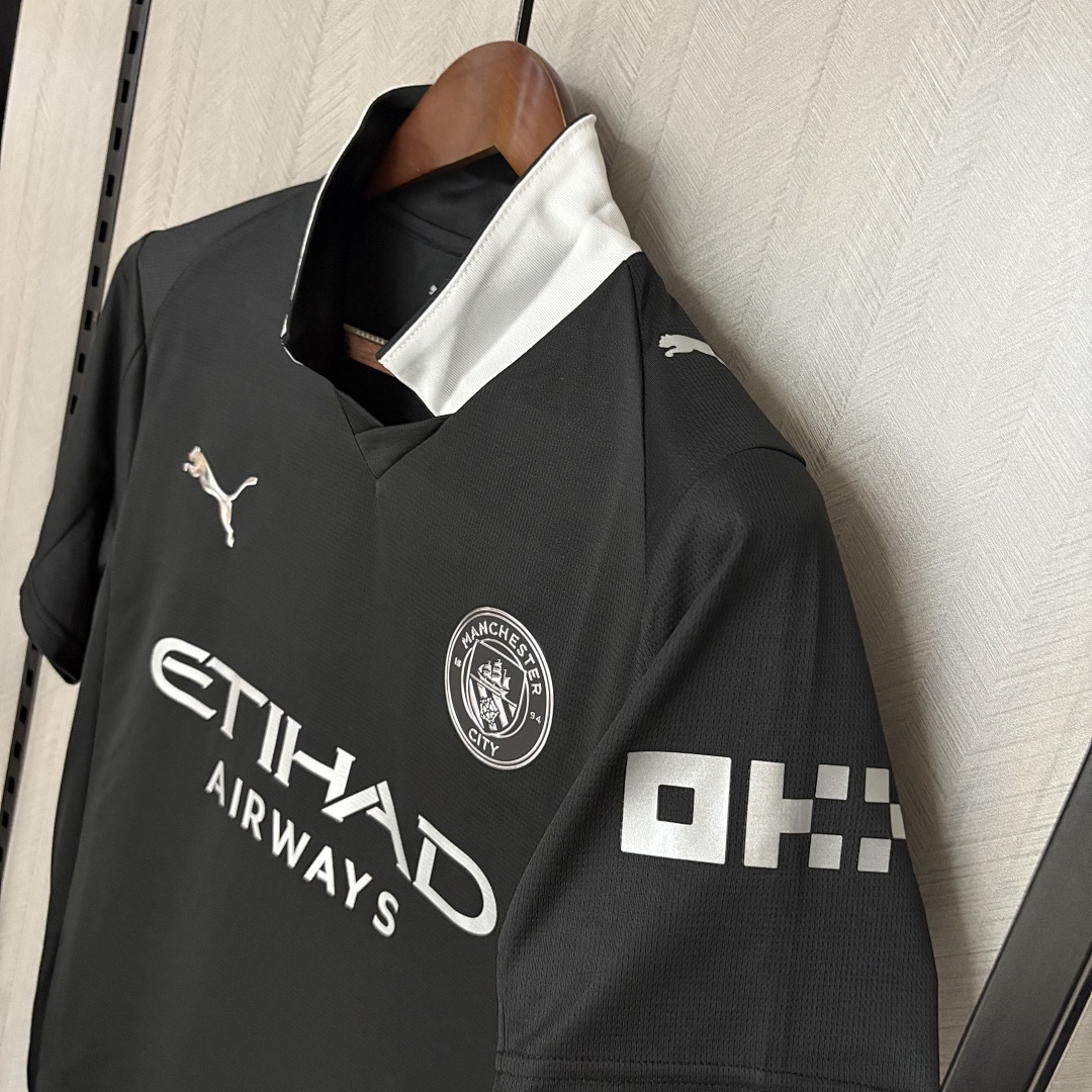2025_26 Manchester City Black Jersey S-XXXXL