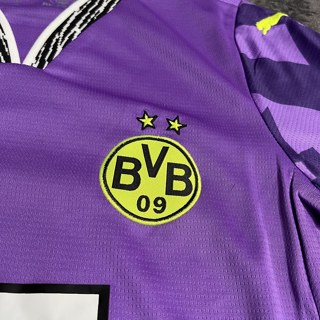  Children's 2025_26 Dortmund Purple Jersey Sizes 16-28
