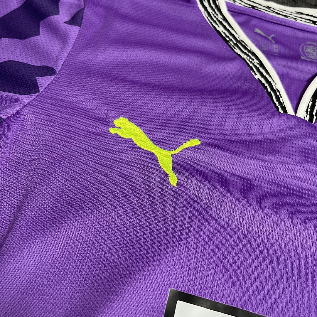  Children's 2025_26 Dortmund Purple Jersey Sizes 16-28