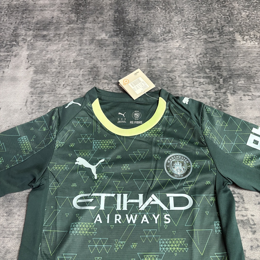  Kids 2025_26 Manchester City IIII Jersey Sizes 16-28