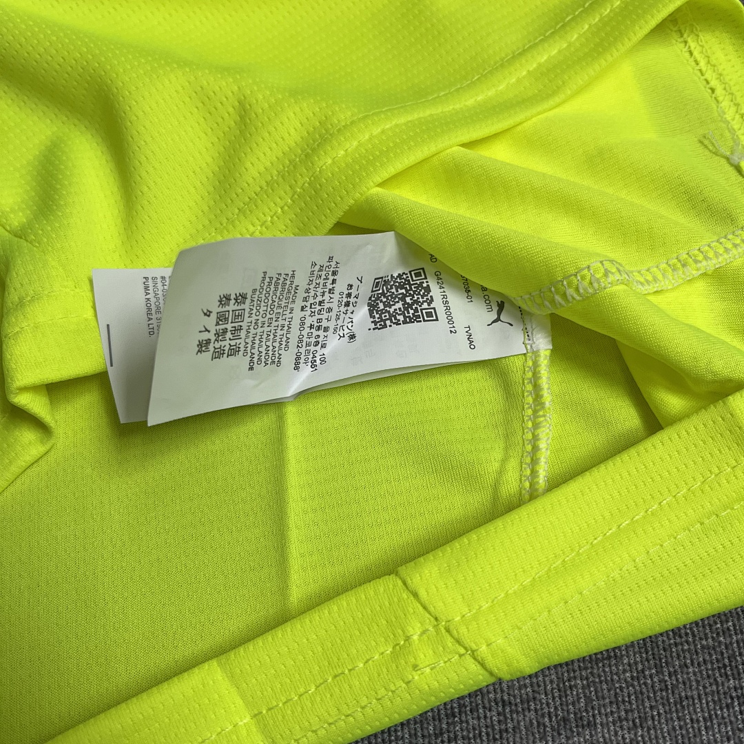 Children's clothing 2025_26 Dortmund fluorescent green jersey size 16-28