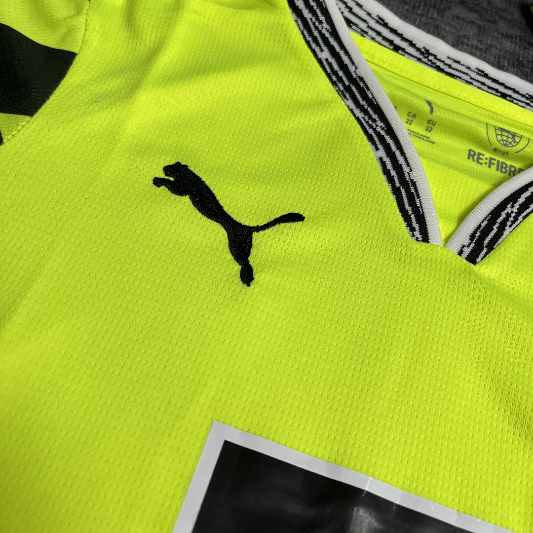 Children's clothing 2025_26 Dortmund fluorescent green jersey size 16-28