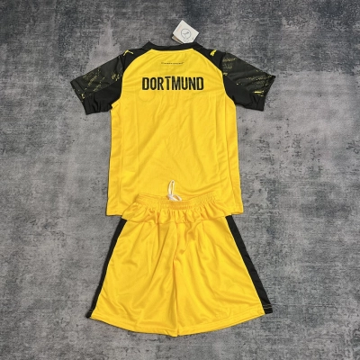 Kids 2025_26 Dortmund Home Jersey Size 16-28 02