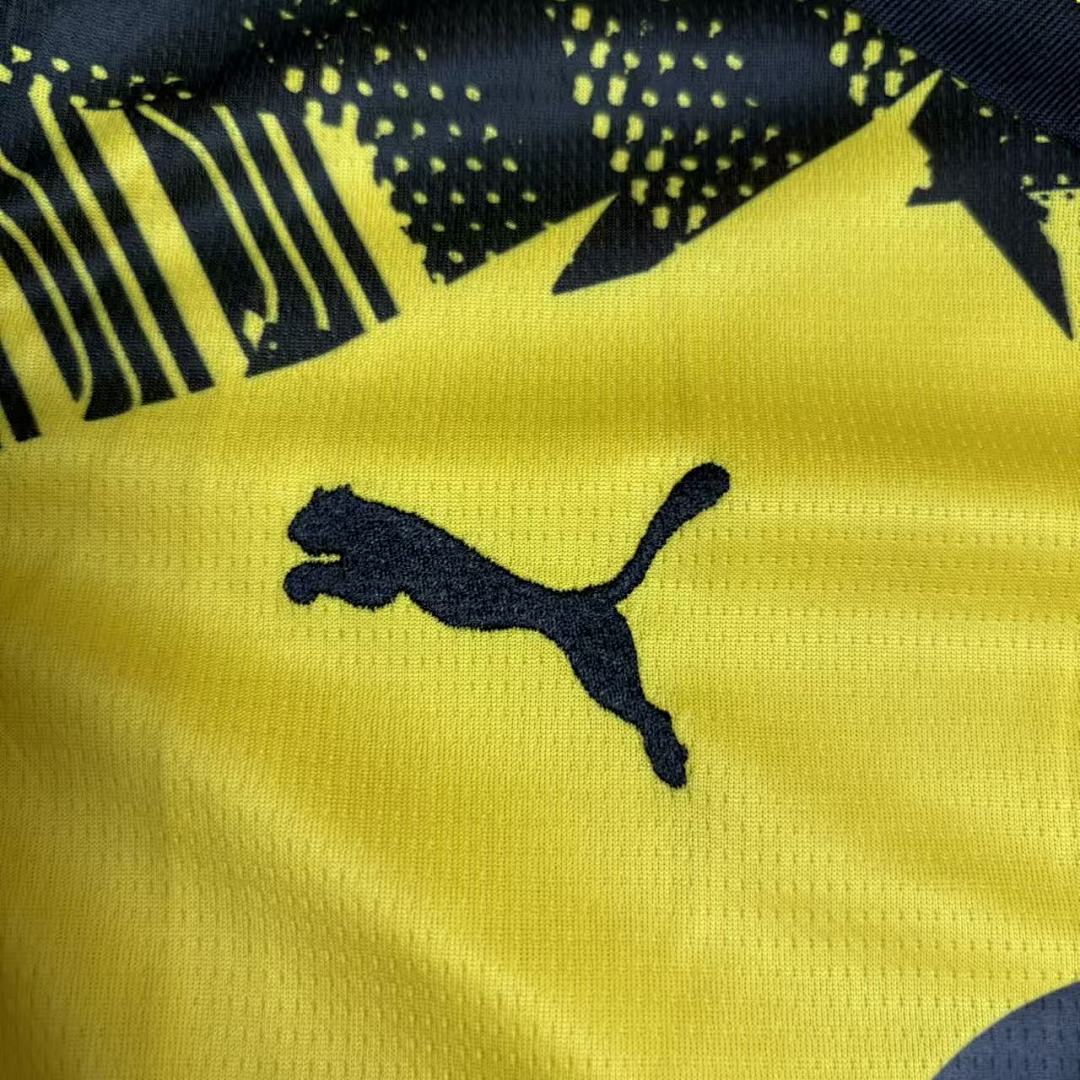 Kids' 2025_26 Dortmund Home Kit Sizes 16-28