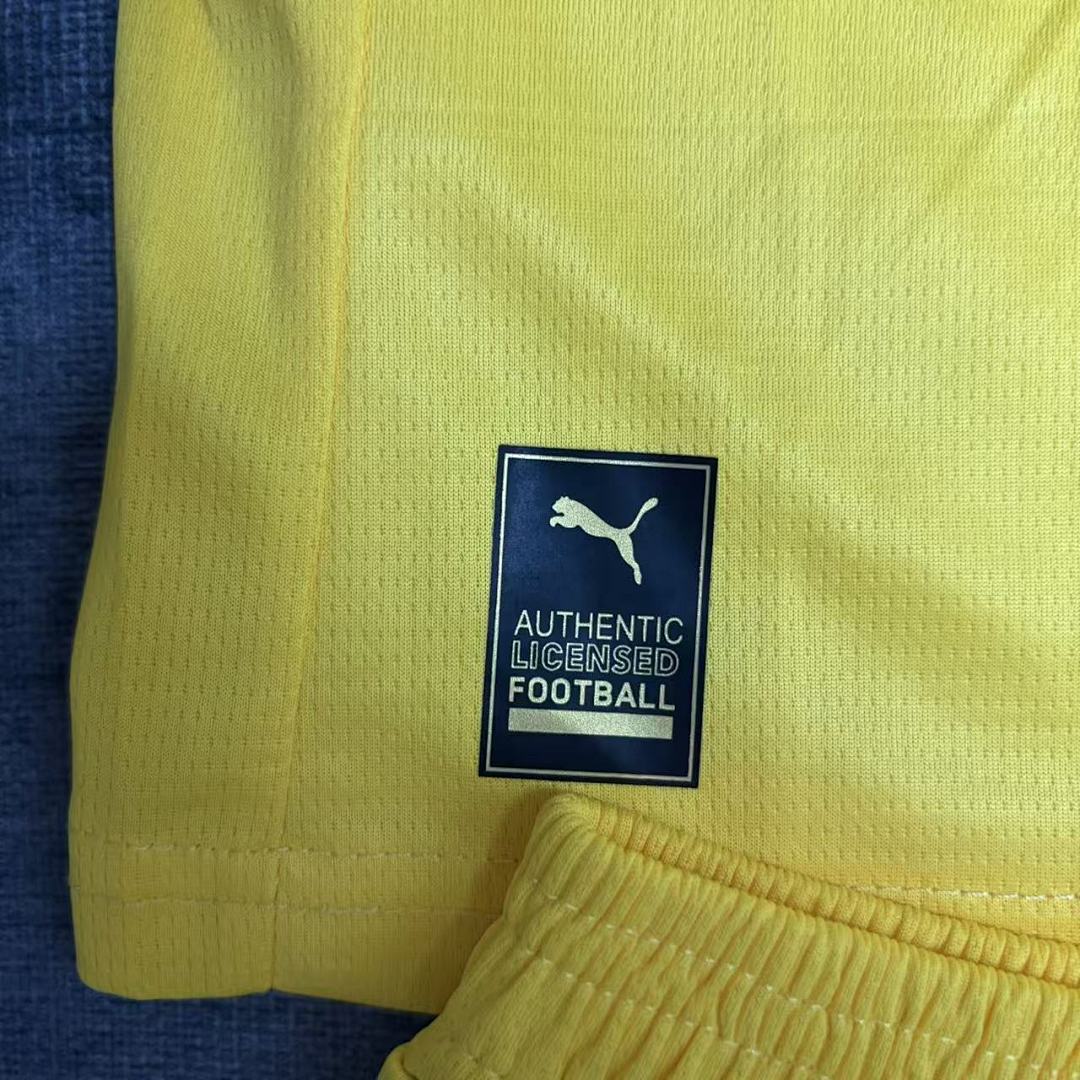 Kids' 2025_26 Dortmund Home Kit Sizes 16-28