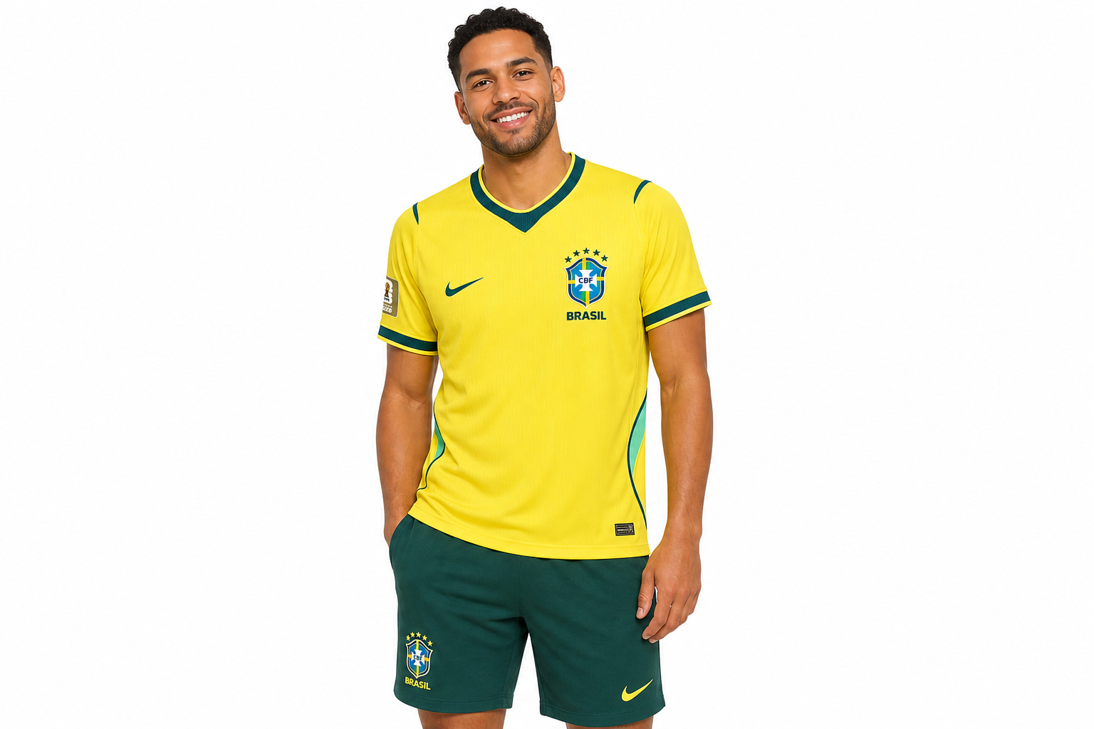 2026 World Cup  Brazil  Patch Men's Size