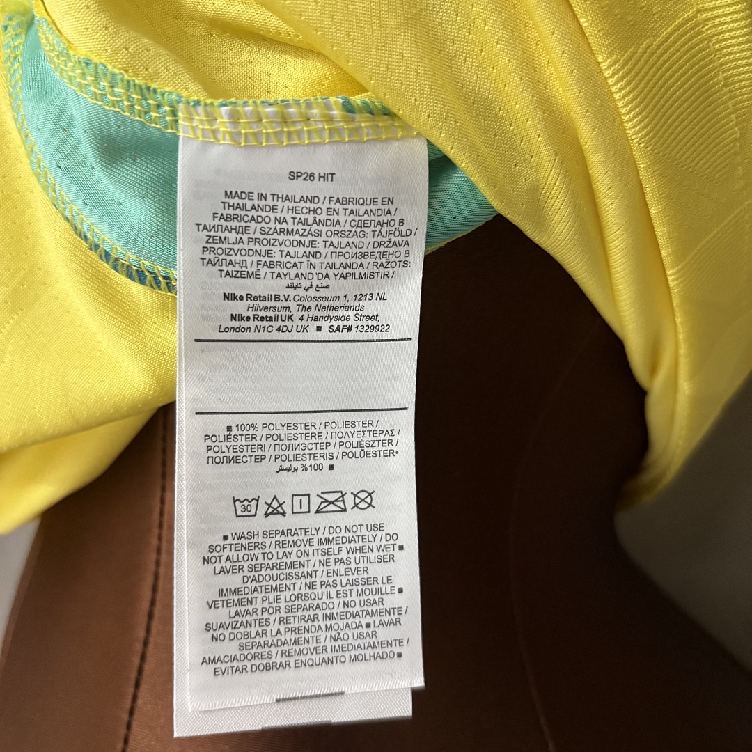 2026 World Cup  Player version Brazil home Jersey Women's Size