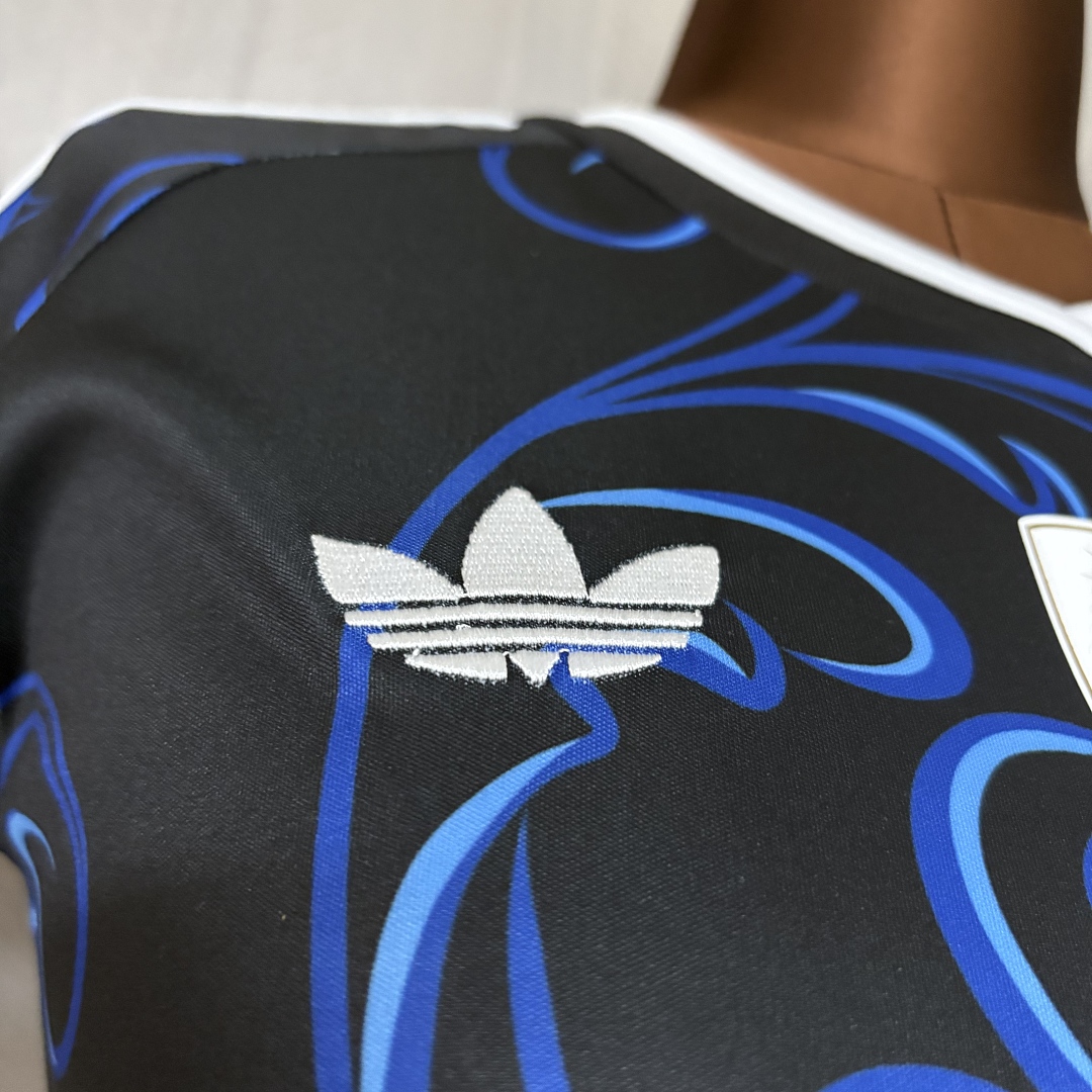 Women's 2026 Argentina Concept Version Black Blue Jersey