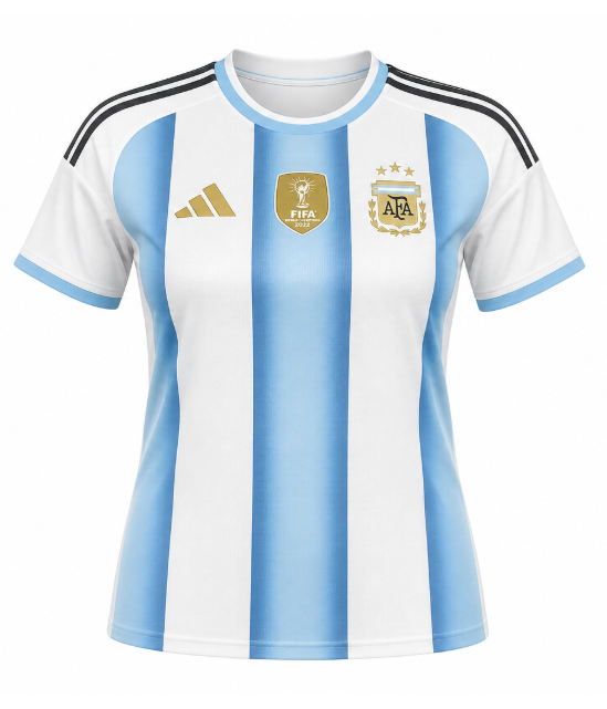 2026 World Cup Argentina Home Jersey  Womens Size