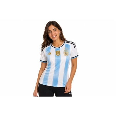 2026 World Cup Argentina Home Jersey  Womens Size 02