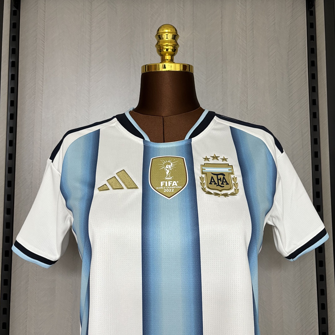 2026 World Cup Argentina Home Jersey Womens Size