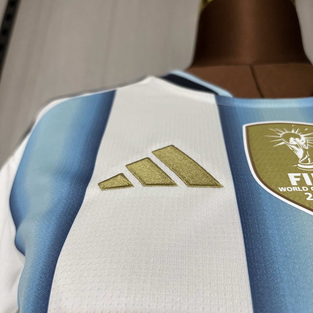 2026 World Cup Argentina Home Jersey Womens Size