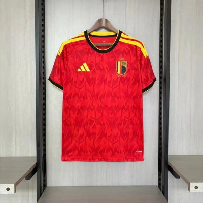 2026 World Cup Belgium Home Jersey  02