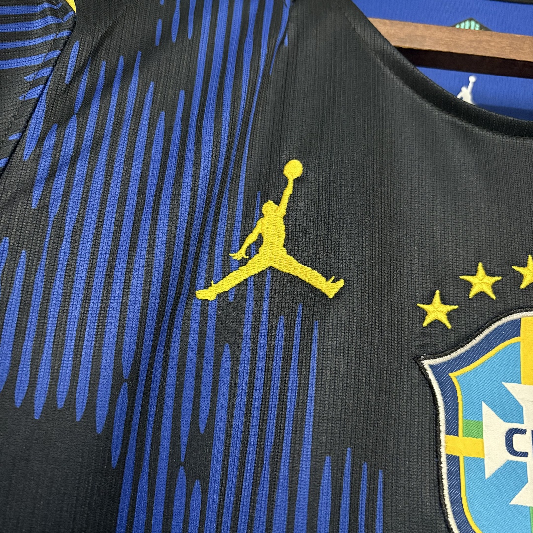 Camiseta de visitante de la selección de Brasil para el Mundial de 2026, talla para hombre