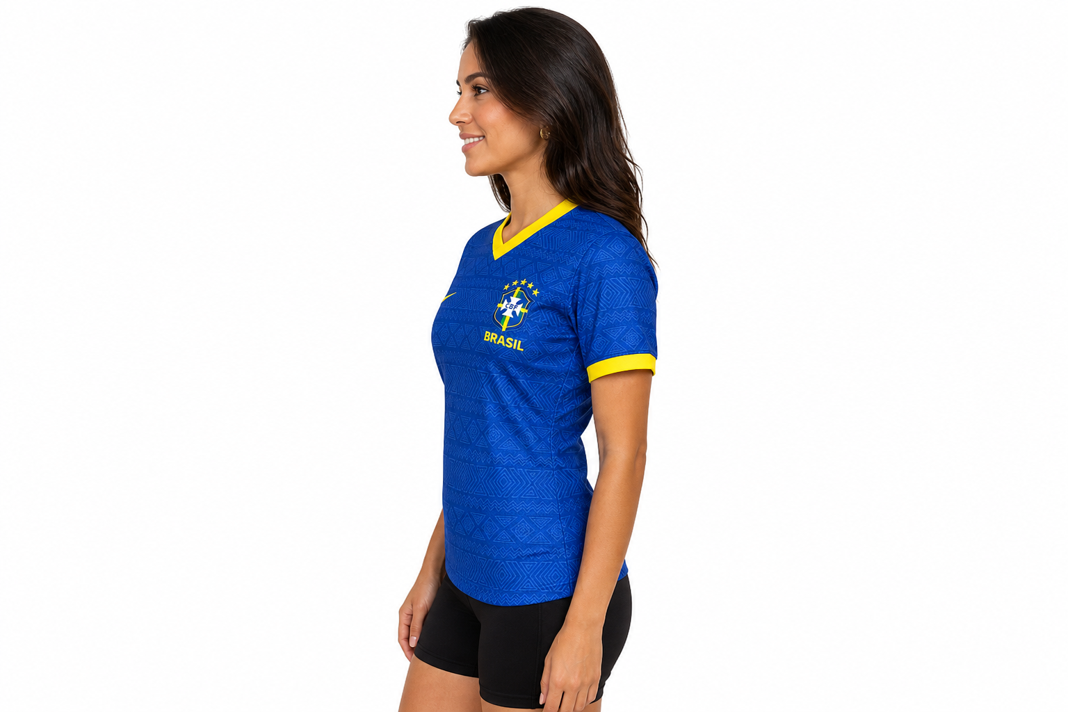 2026 World Cup Brazil Blue Jersey Women's Size