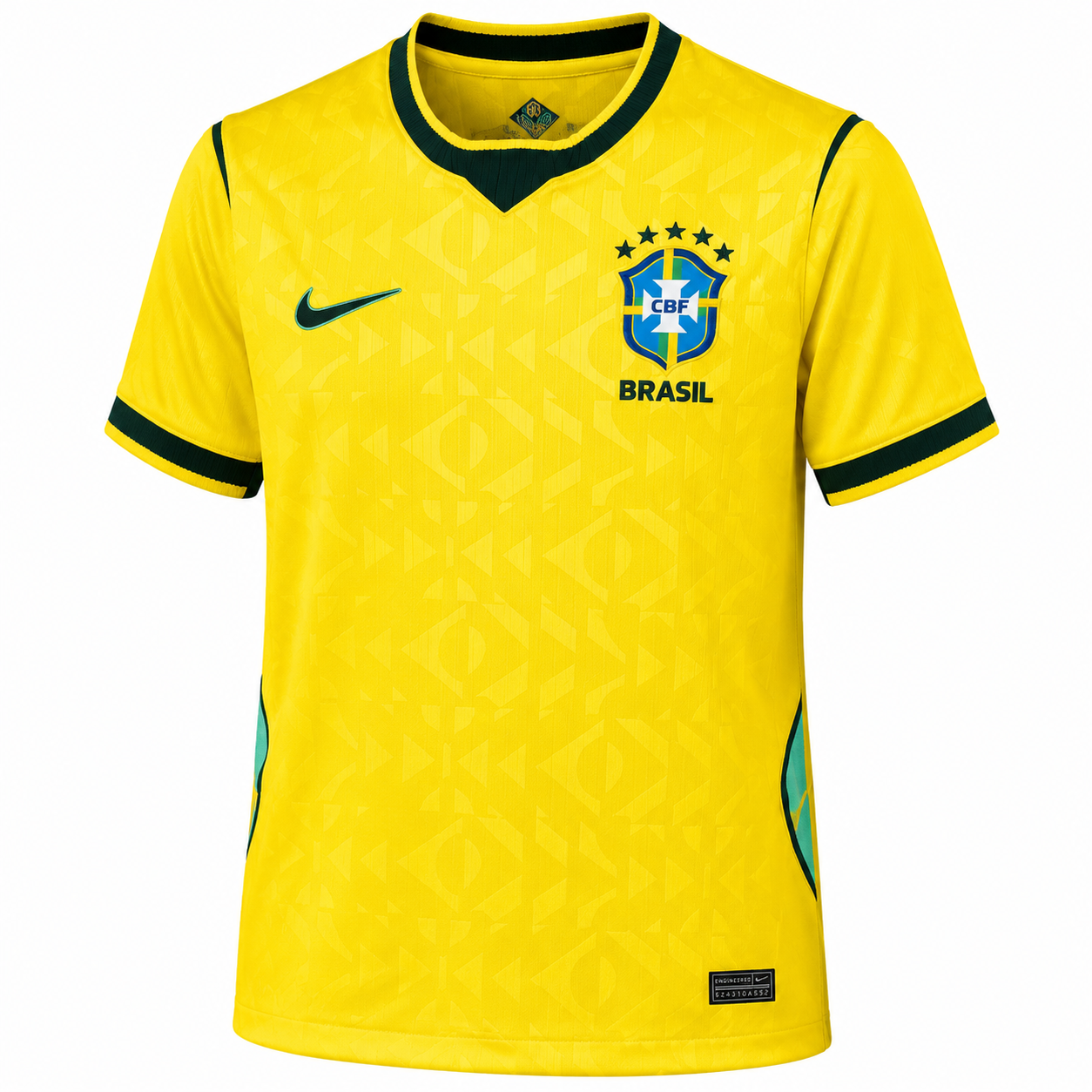 Camiseta amarilla de la selección de Brasil para el Mundial de 2026 (versión conceptual), talla para hombre
