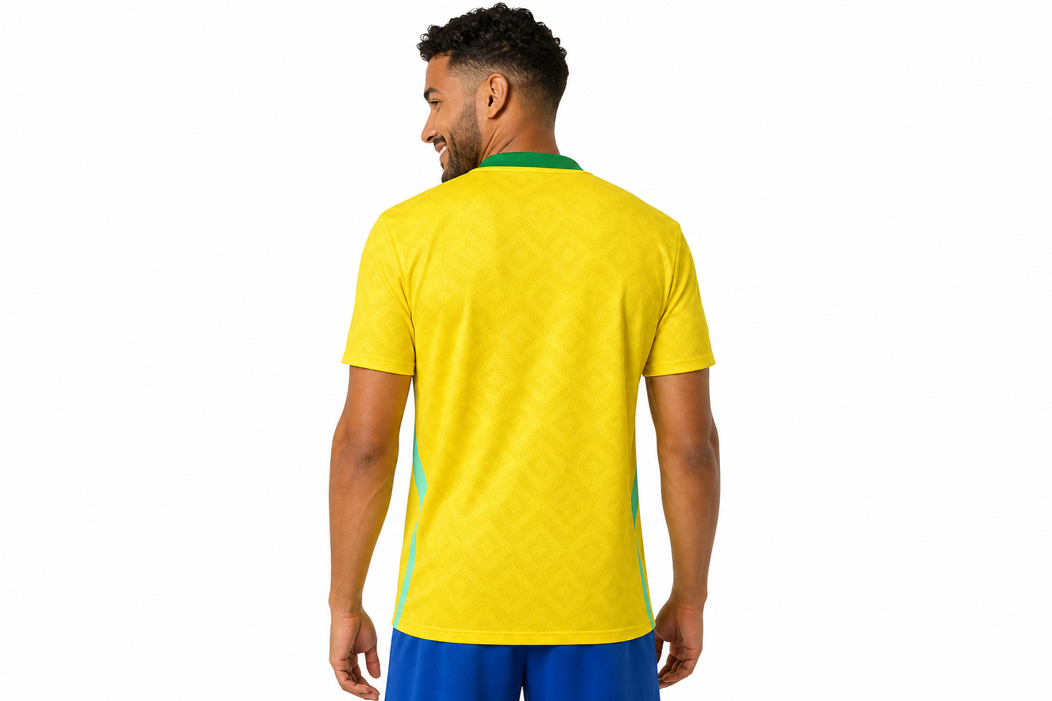 Camiseta amarilla de la selección de Brasil para el Mundial de 2026 (versión conceptual), talla para hombre