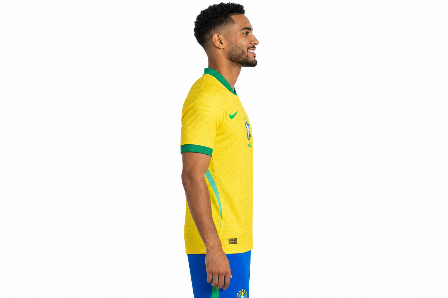 Camiseta amarilla de la selección de Brasil para el Mundial de 2026 (versión conceptual), talla para hombre