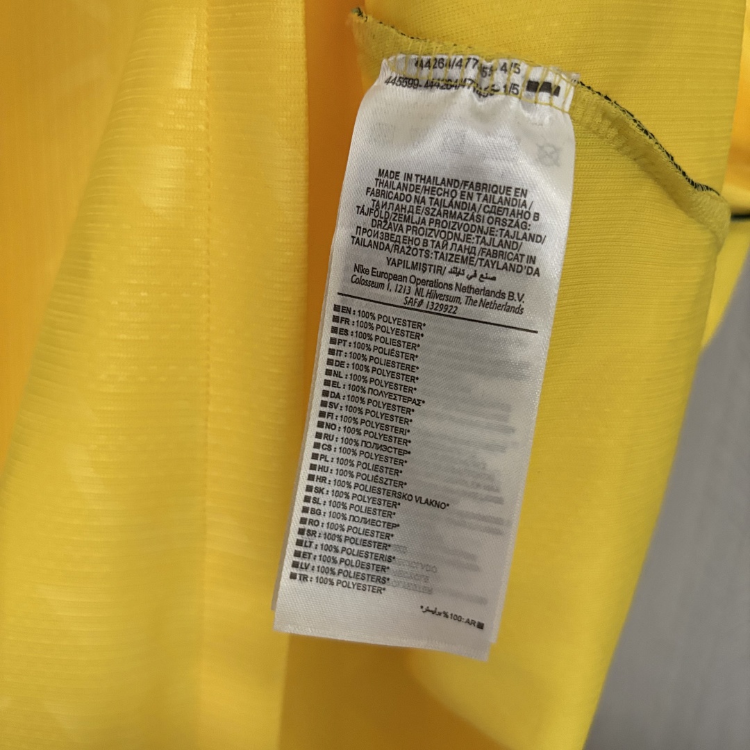 Camiseta amarilla de la selección de Brasil para el Mundial de 2026 (versión conceptual), talla para hombre