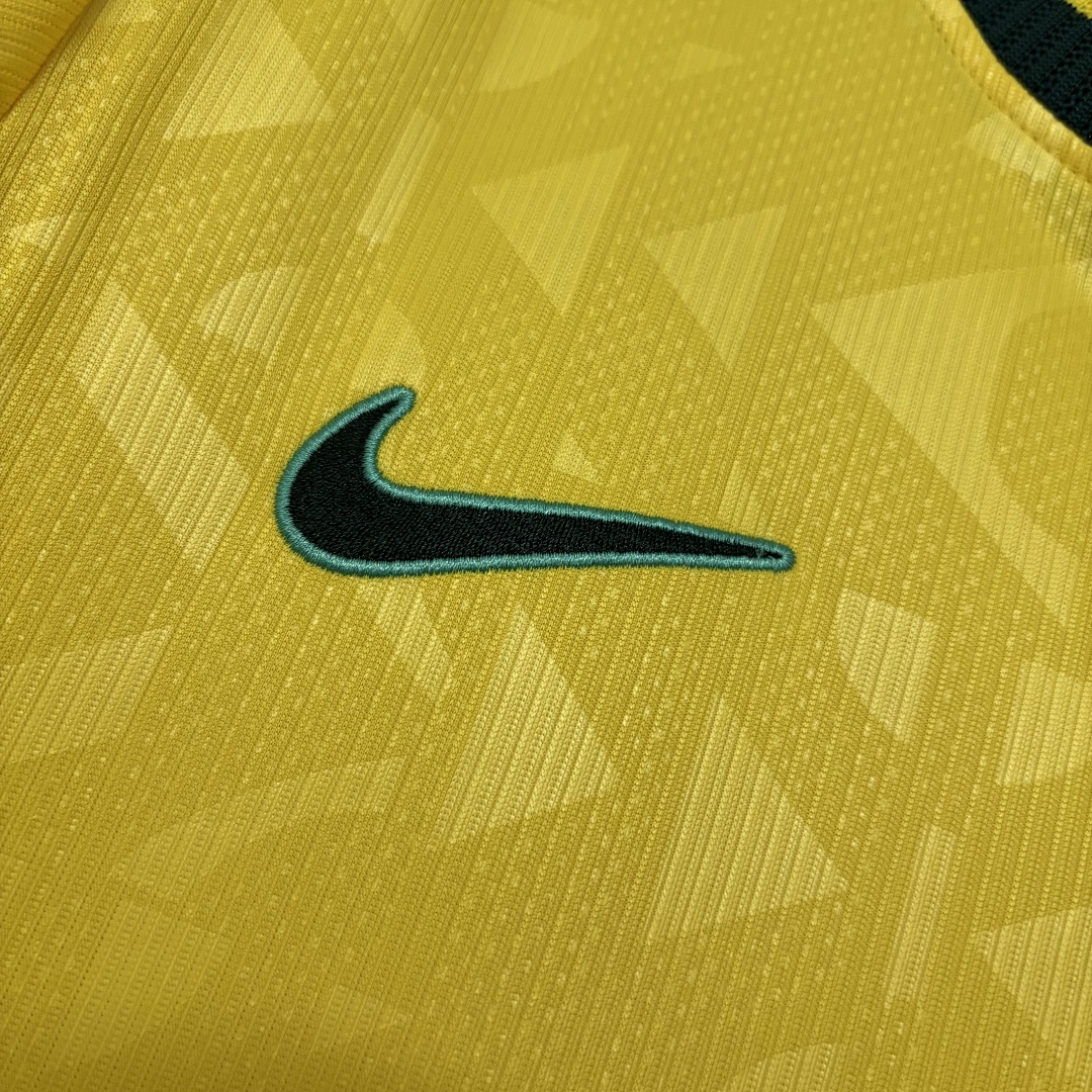 Camiseta amarilla de la selección de Brasil para el Mundial de 2026 (versión conceptual), talla para hombre