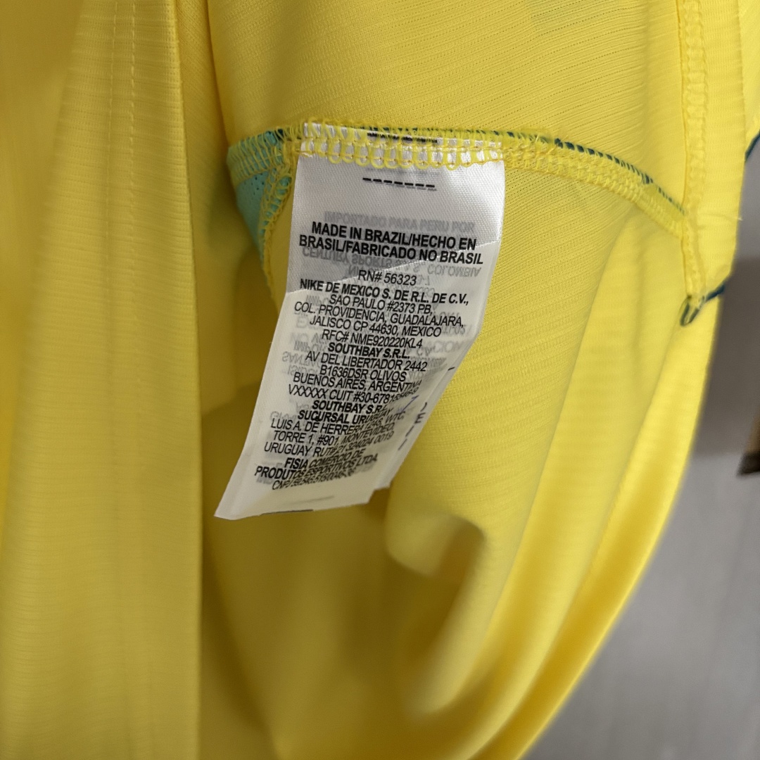 2026 World Cup Brazil Home Jersey Mens Size