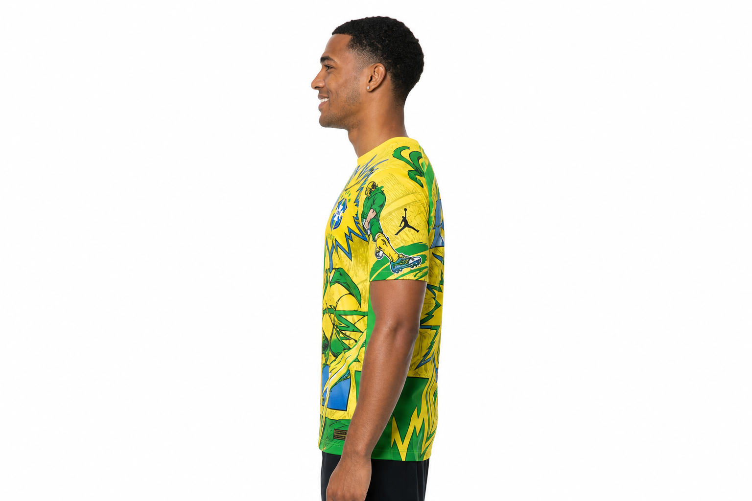 Camiseta de la selección de Brasil para el Mundial de 2026, talla para hombre