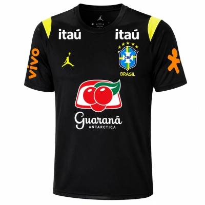 2026 World Cup Brazil Training Kit Black All Sponsors Mens Size 01