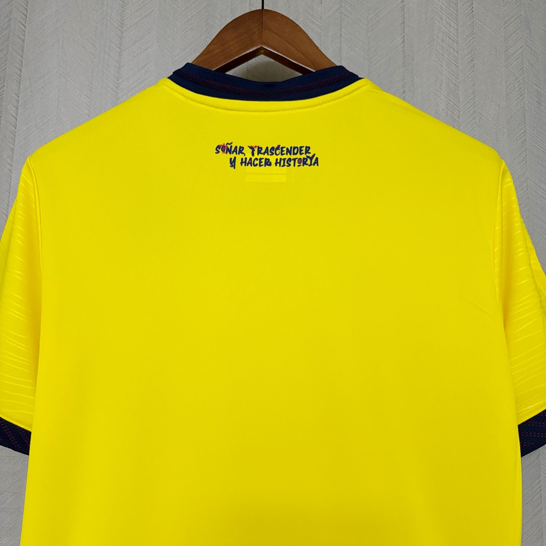 2026 World Cup Ecuador Home Jersey Mens Size
