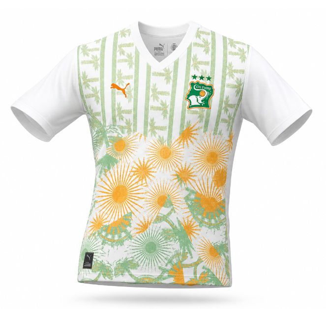2026 World Cup Ivory Coast Jersey Mens Size