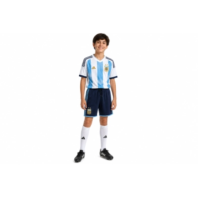 2026 World Cup Kids  Argentina Home Jersey Childrens Size 02